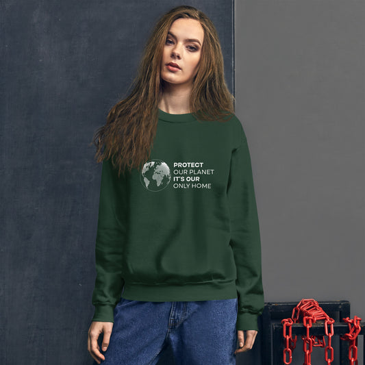 Protect Our Planet - Sustainably Made Unisex Sweatshirt