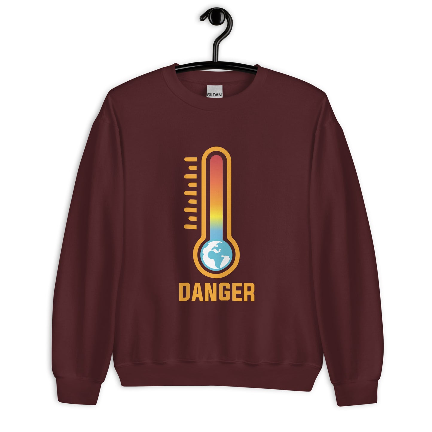Danger - Sustainably Made Unisex Sweatshirt