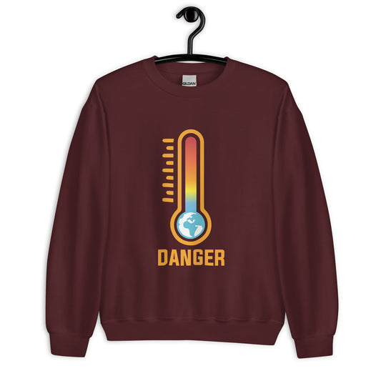 Danger - Sustainably Made Unisex Sweatshirt