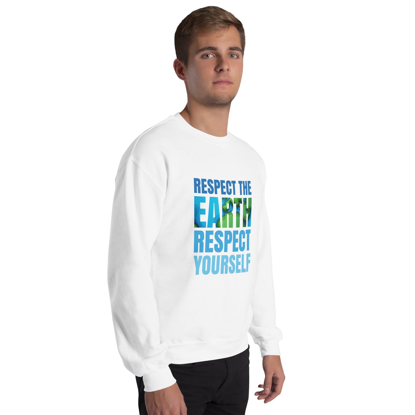 Respect The Earth - Sustainably Made Unisex Sweatshirt