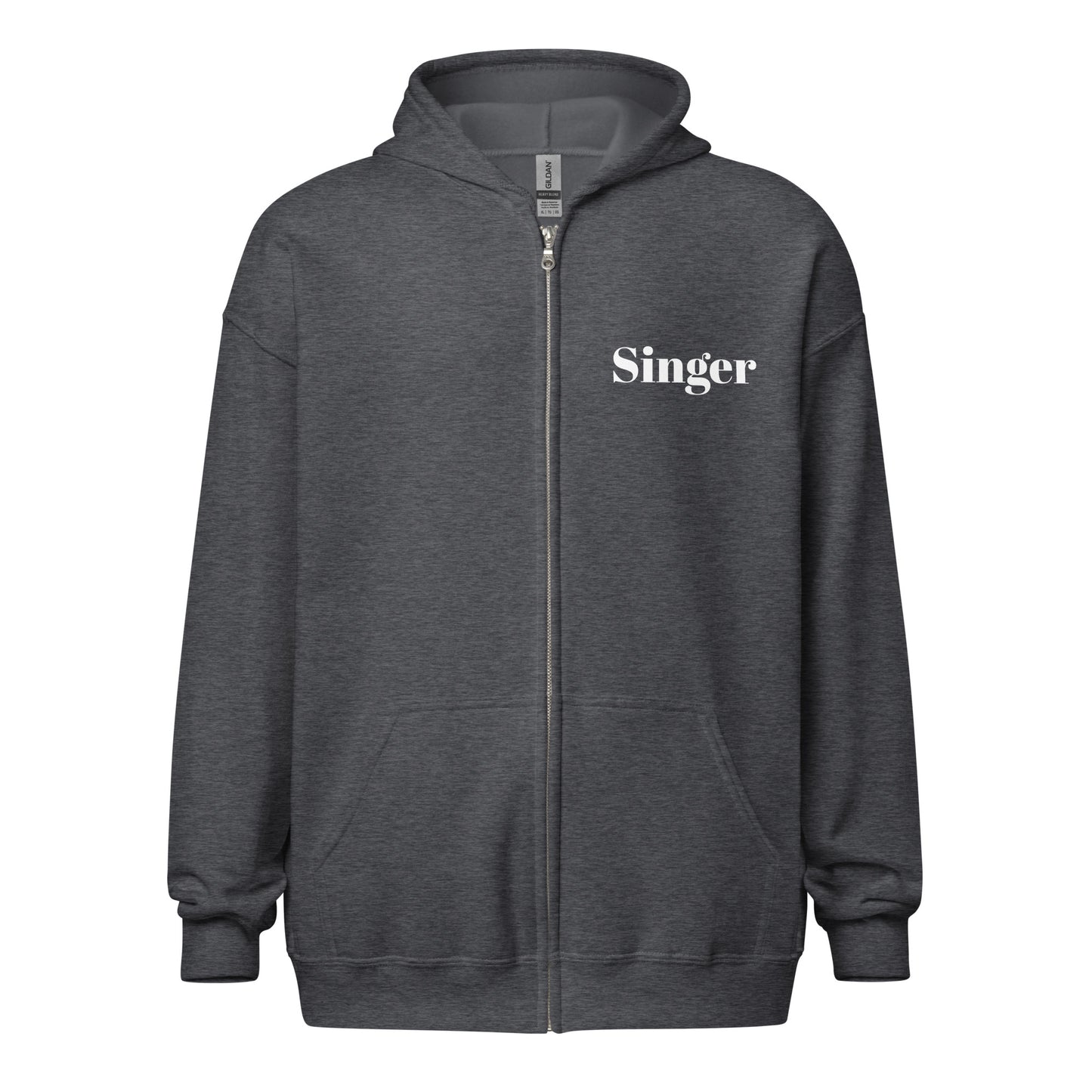 Singer - The Job Collection - Sustainably Made Unisex heavy blend zip hoodie