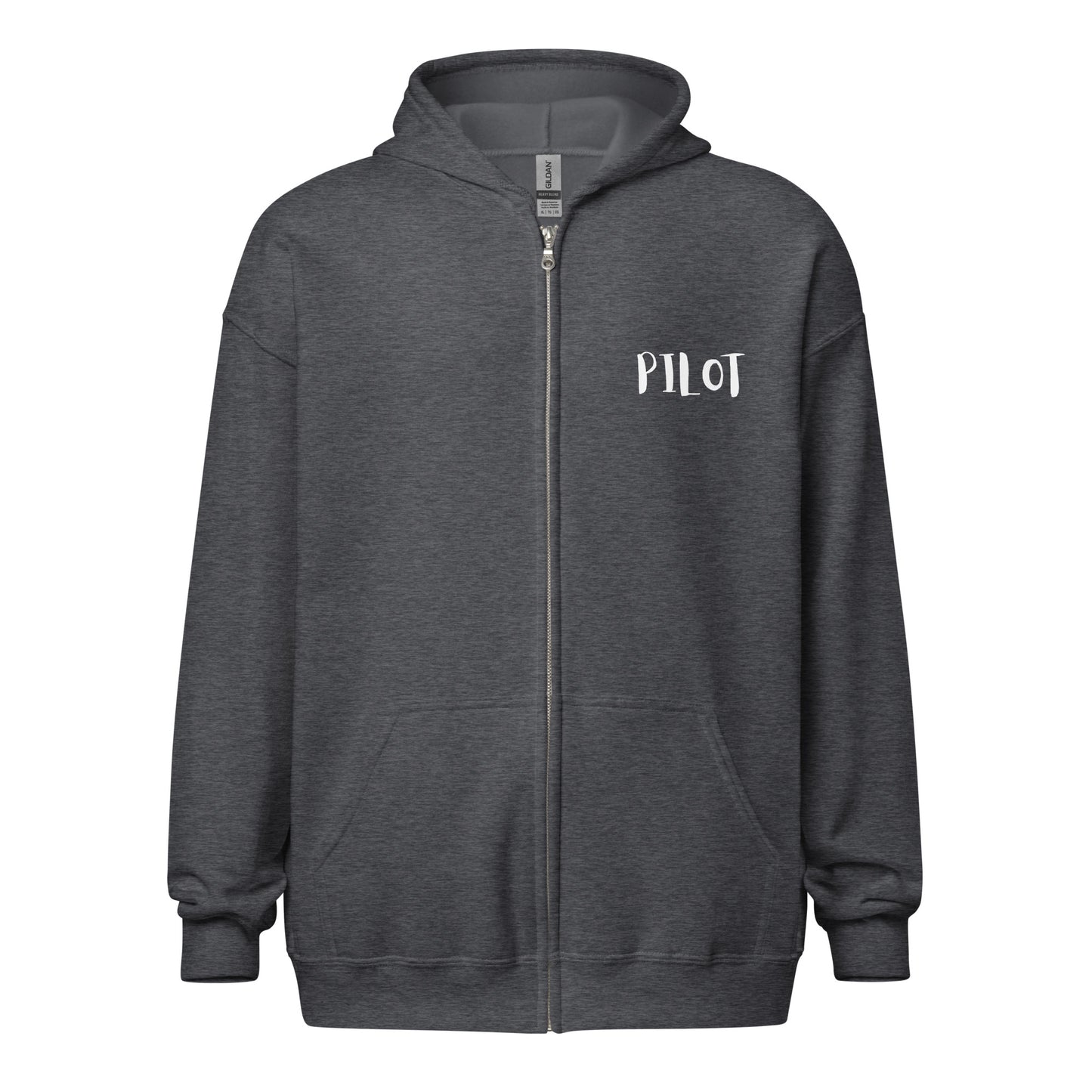 Pilot - The Job Collection - Sustainably Made Unisex heavy blend zip hoodie