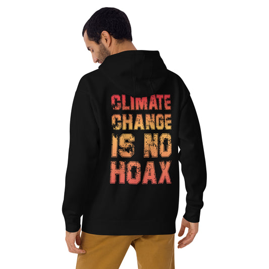 Climate Change Is No Hoax - Sustainably Made Unisex Hoodie