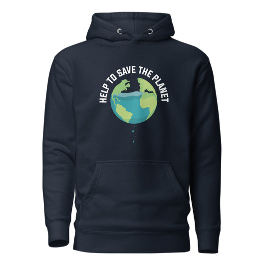 Help To Save The Planet - Sustainably Made Unisex Hoodie