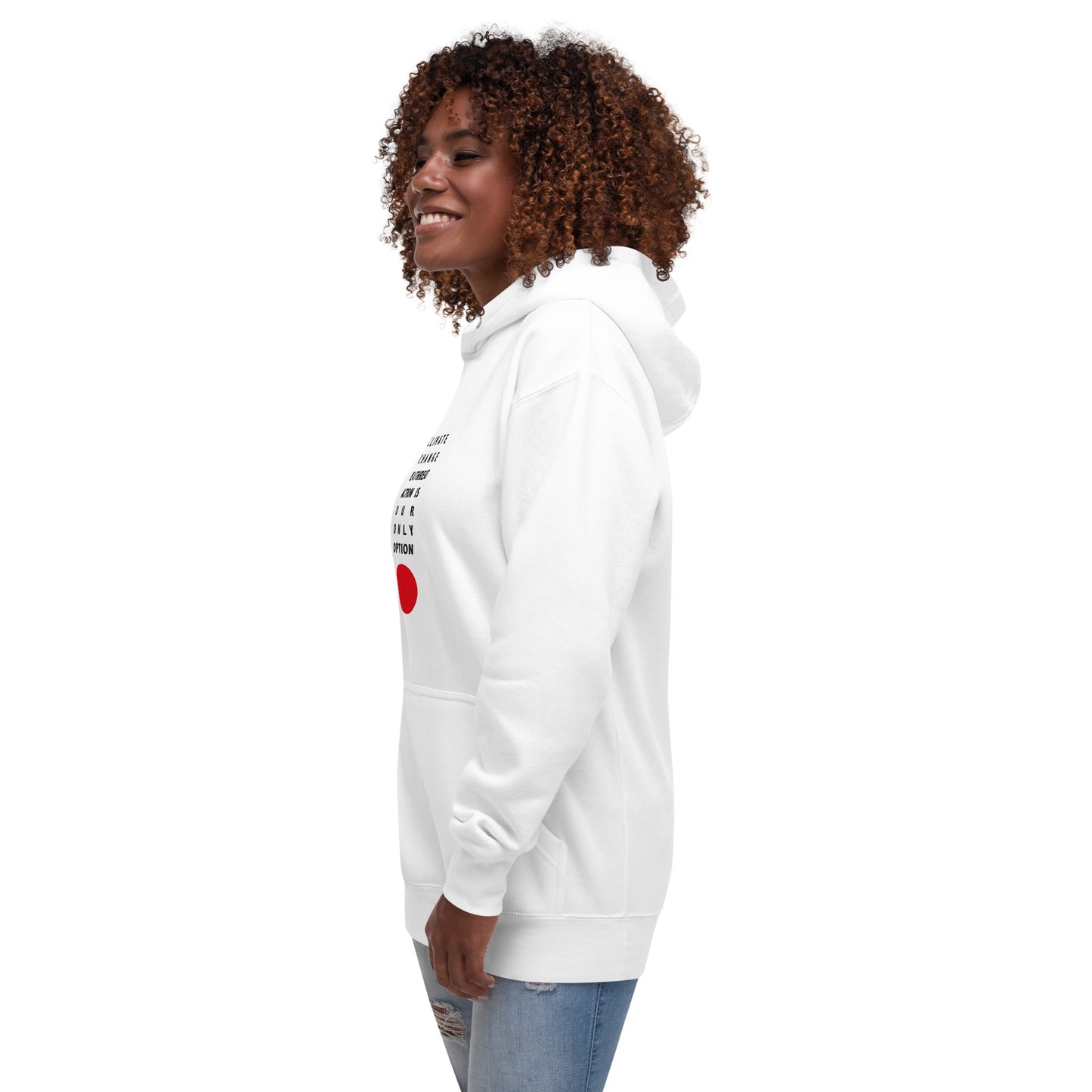 Climate Change Is a Threat - Sustainably Made Unisex Hoodie