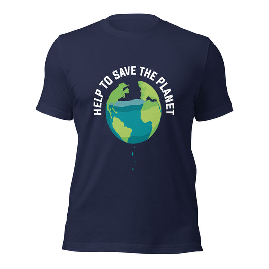 Help To Save The Planet - Sustainably Made Unisex t-shirt