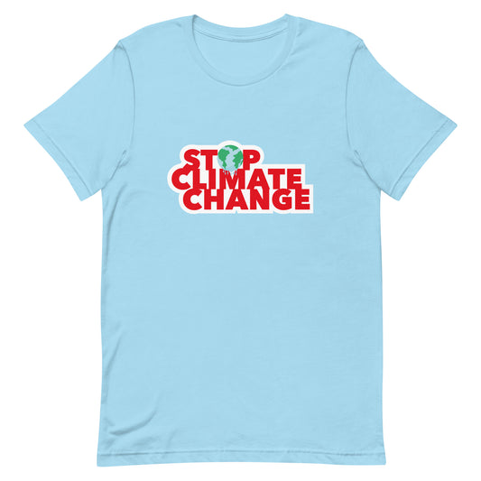 Stop Climate Change - Sustainably Made Unisex t-shirt