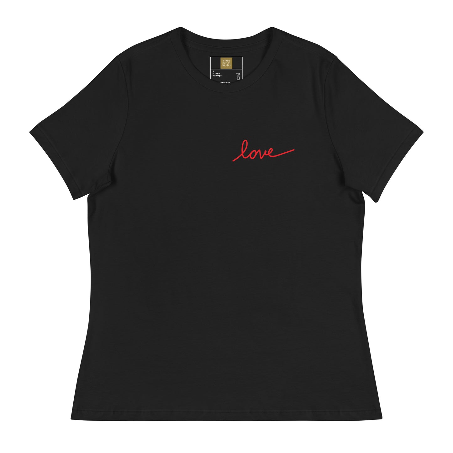 Love - Sustainably Made Women’s Short Sleeve Tee