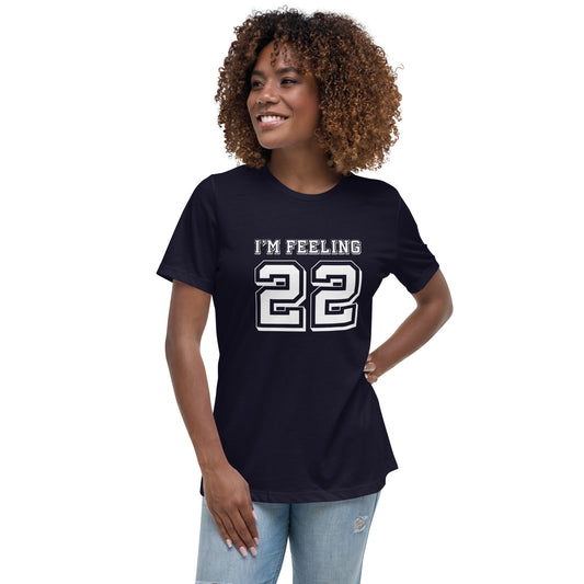 22 - Inspired By Taylor Swift - Sustainably Made Women's Relaxed T-Shirt
