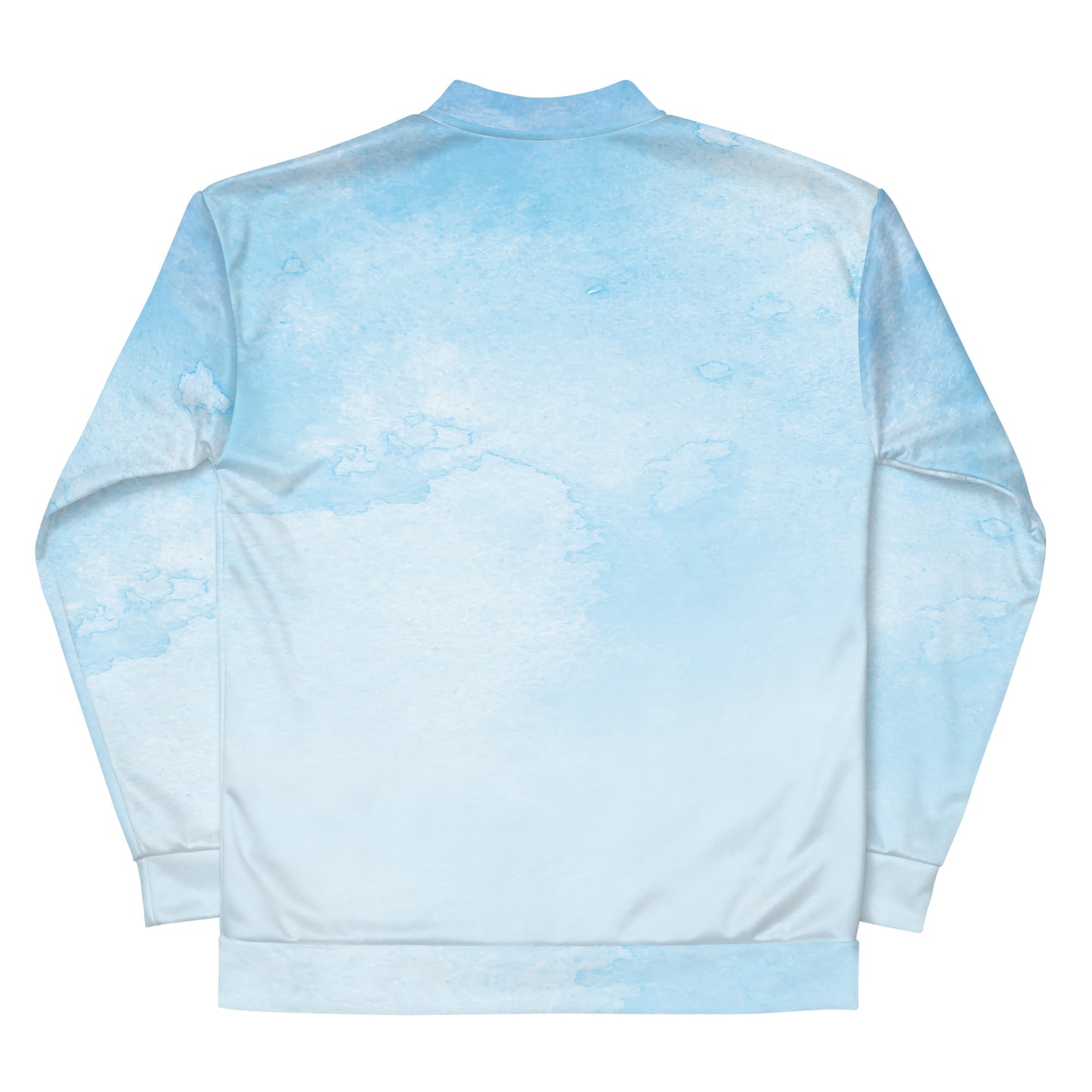 Sustainable abstract bomber jacket design