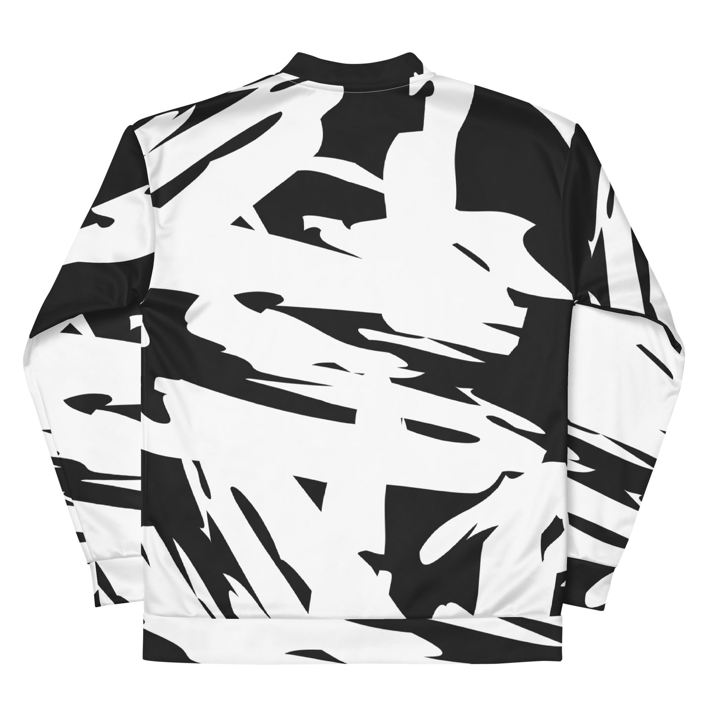 Casual unisex bomber jacket with all over print design