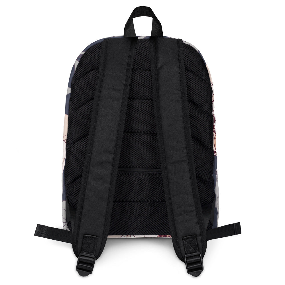 Flower Painting - Sustainably Made Backpack