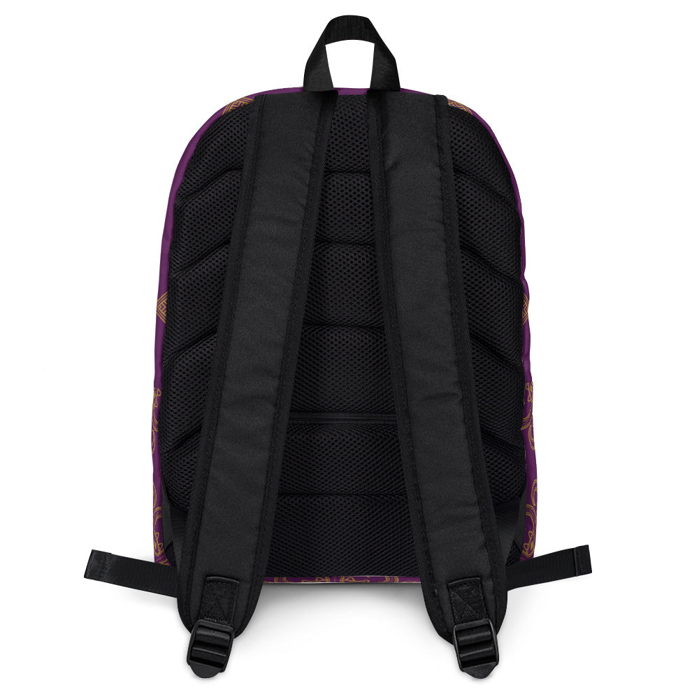 Classic Gold Ornament - Sustainably Made Backpack