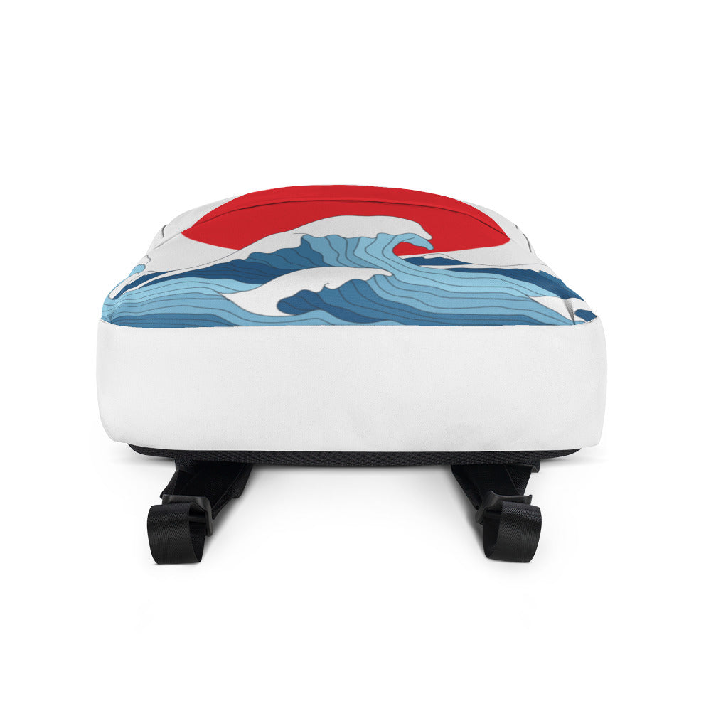 Japanese Wave - Sustainably Made Backpack