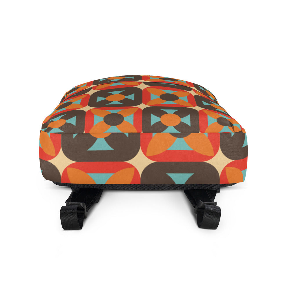 Retro Block - Sustainably Made Backpack