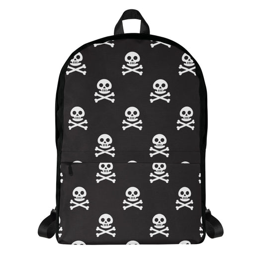 Black Skull - Sustainably Made Backpack