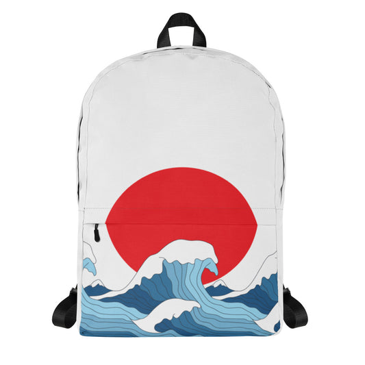 Japanese Wave - Sustainably Made Backpack