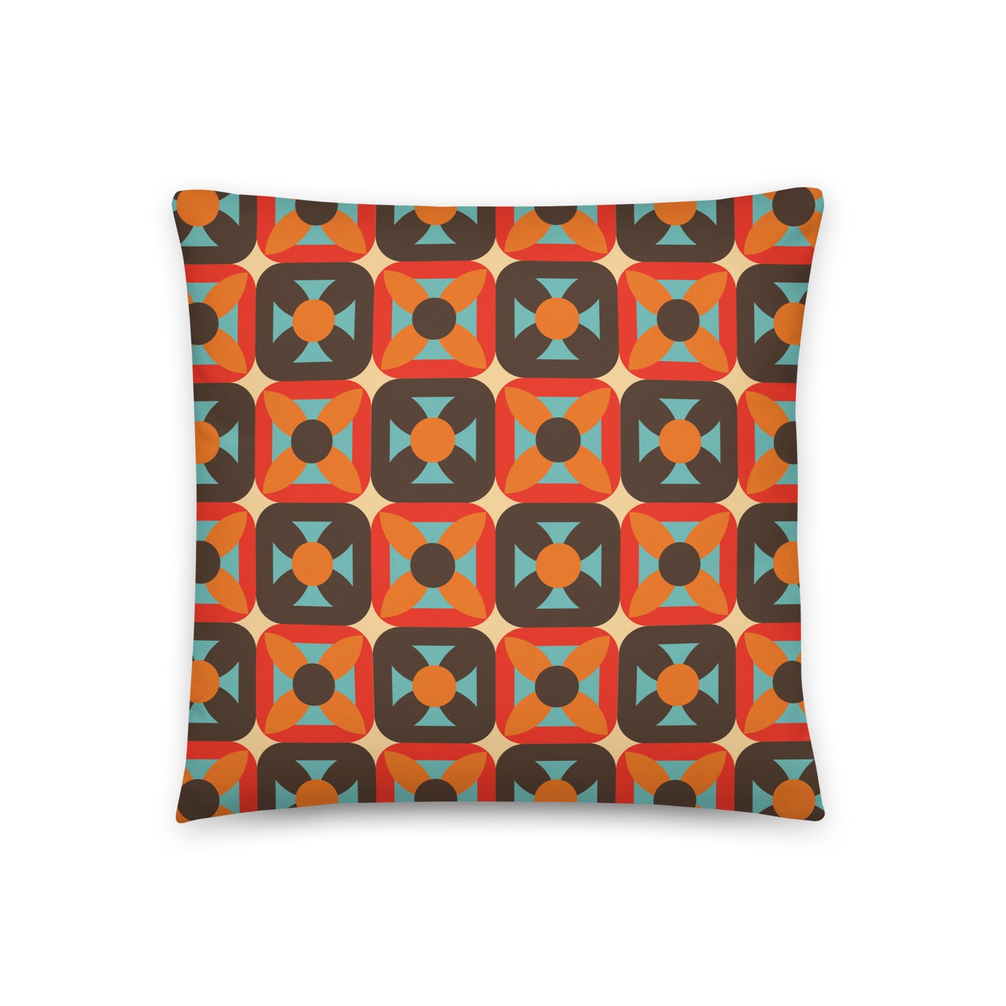 Retro Block - Sustainably Made Pillows