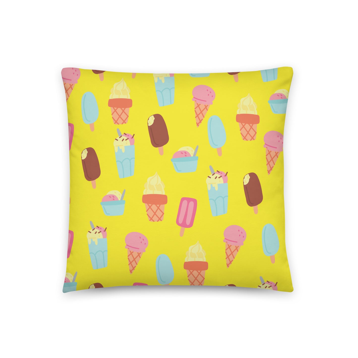 Summertime Ice Cream - Sustainably Made Pillows