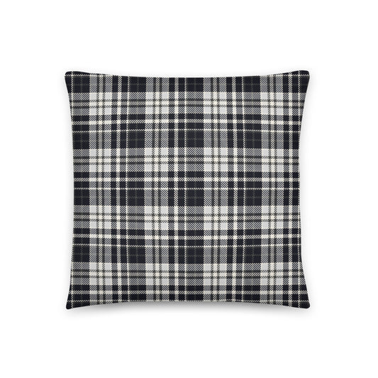 Black & White Tartan - Sustainably Made Pillows