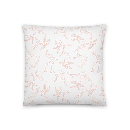 White Floral - Sustainably Made Pillows