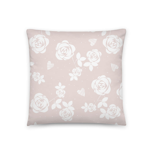 Baby Pink Floral - Sustainably Made Pillows
