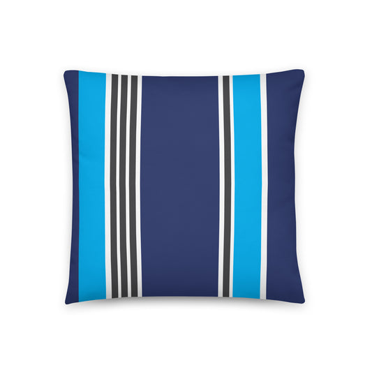 Blue Vertical - Sustainably Made Pillows