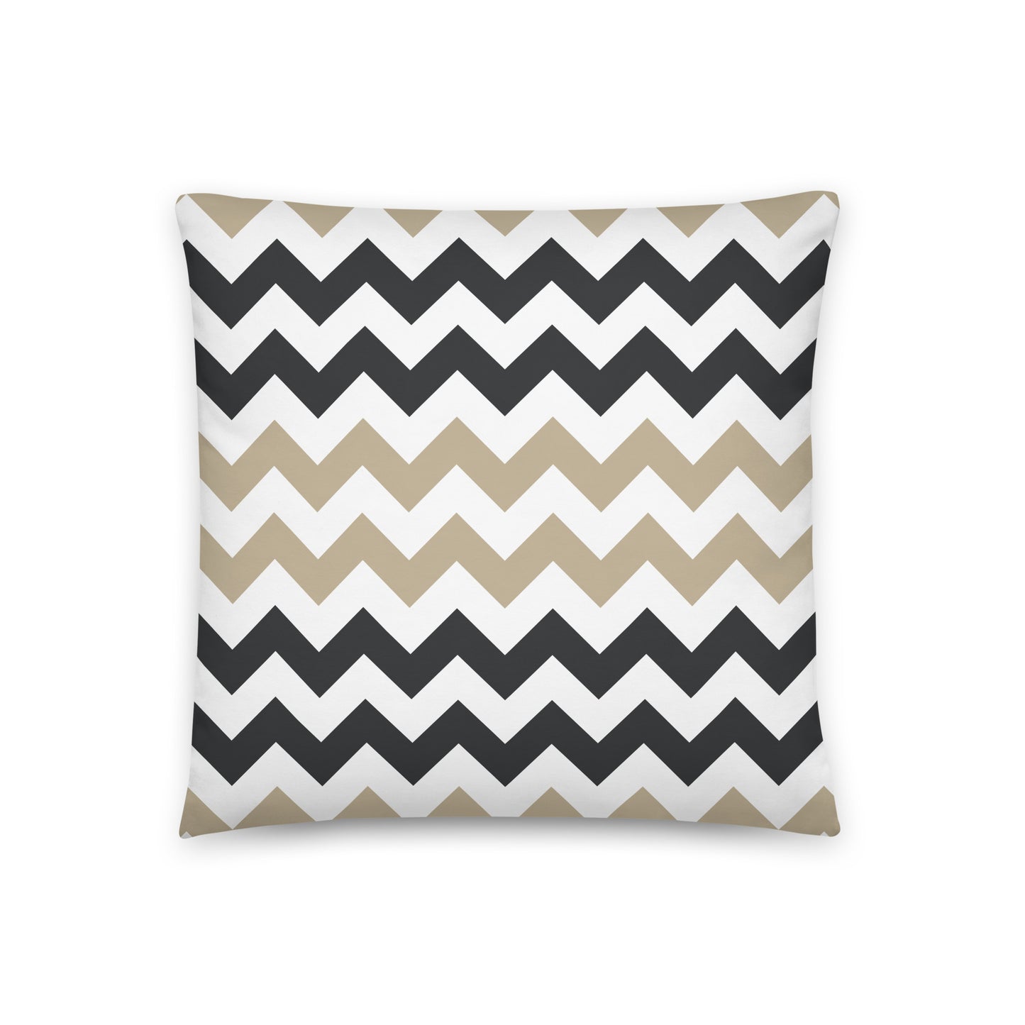 Two-Tone Zigzag Pattern - Sustainably Made Pillows