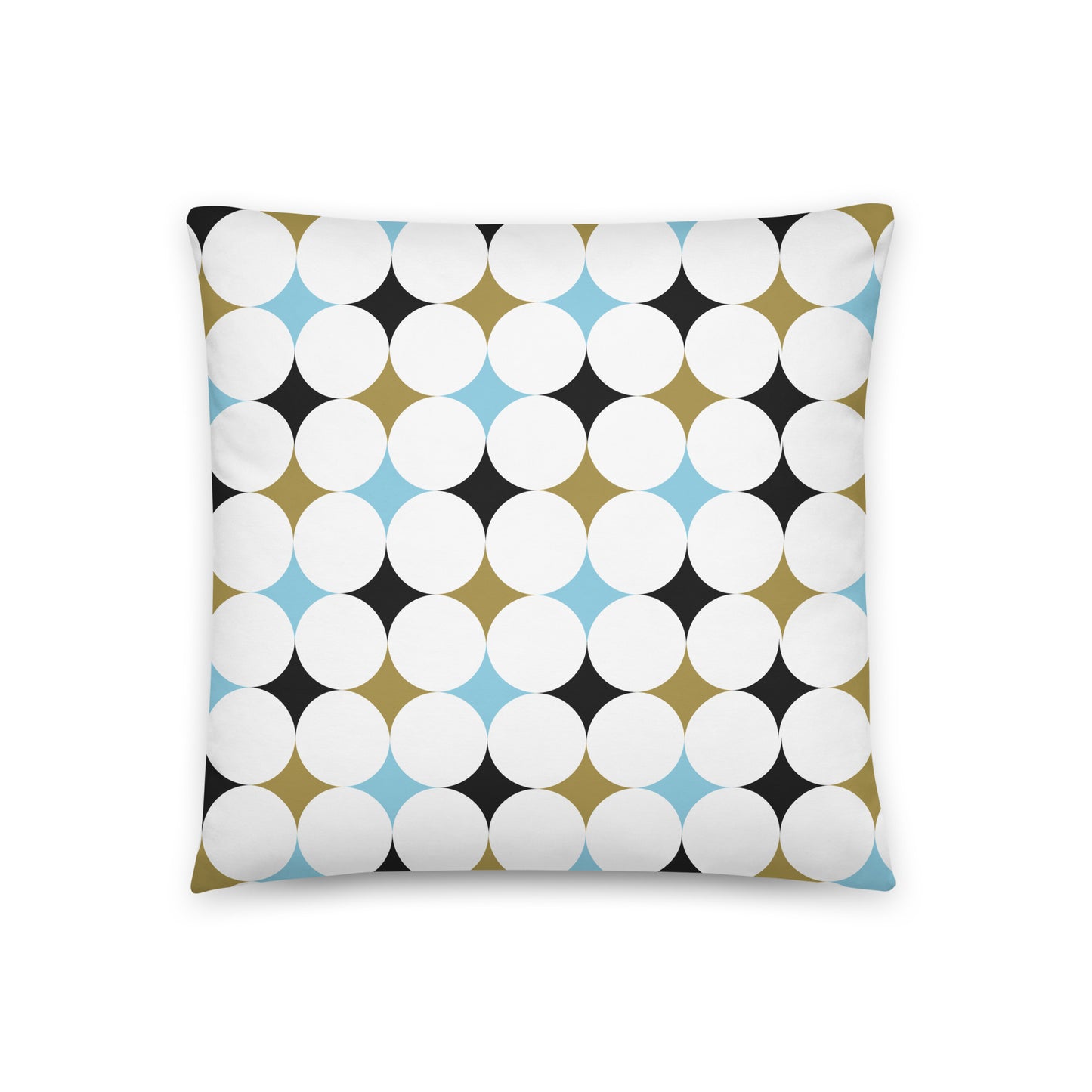 Retro Rounded Pattern - Sustainably Made Pillows