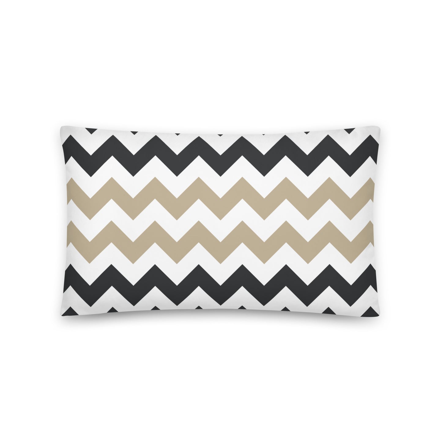 Two-Tone Zigzag Pattern - Sustainably Made Pillows