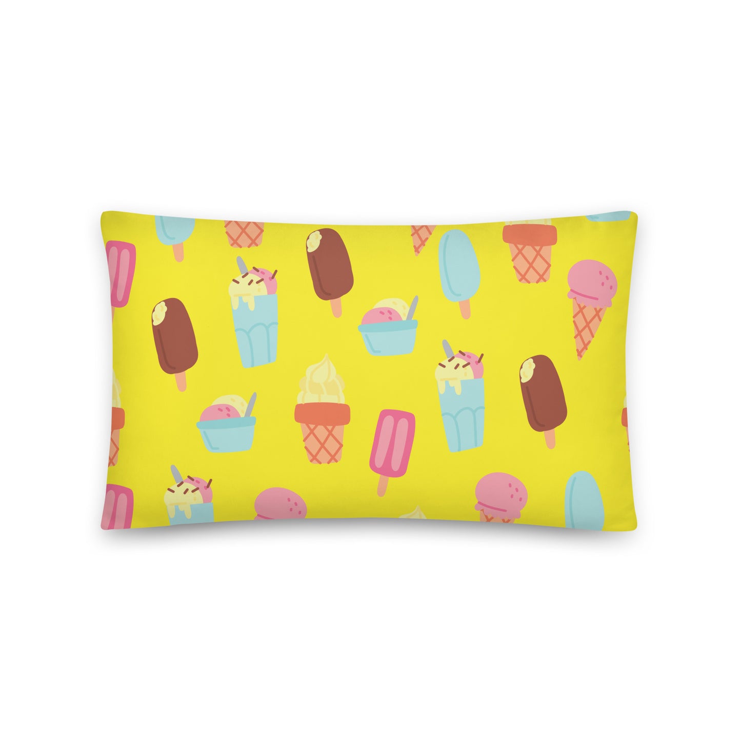 Summertime Ice Cream - Sustainably Made Pillows