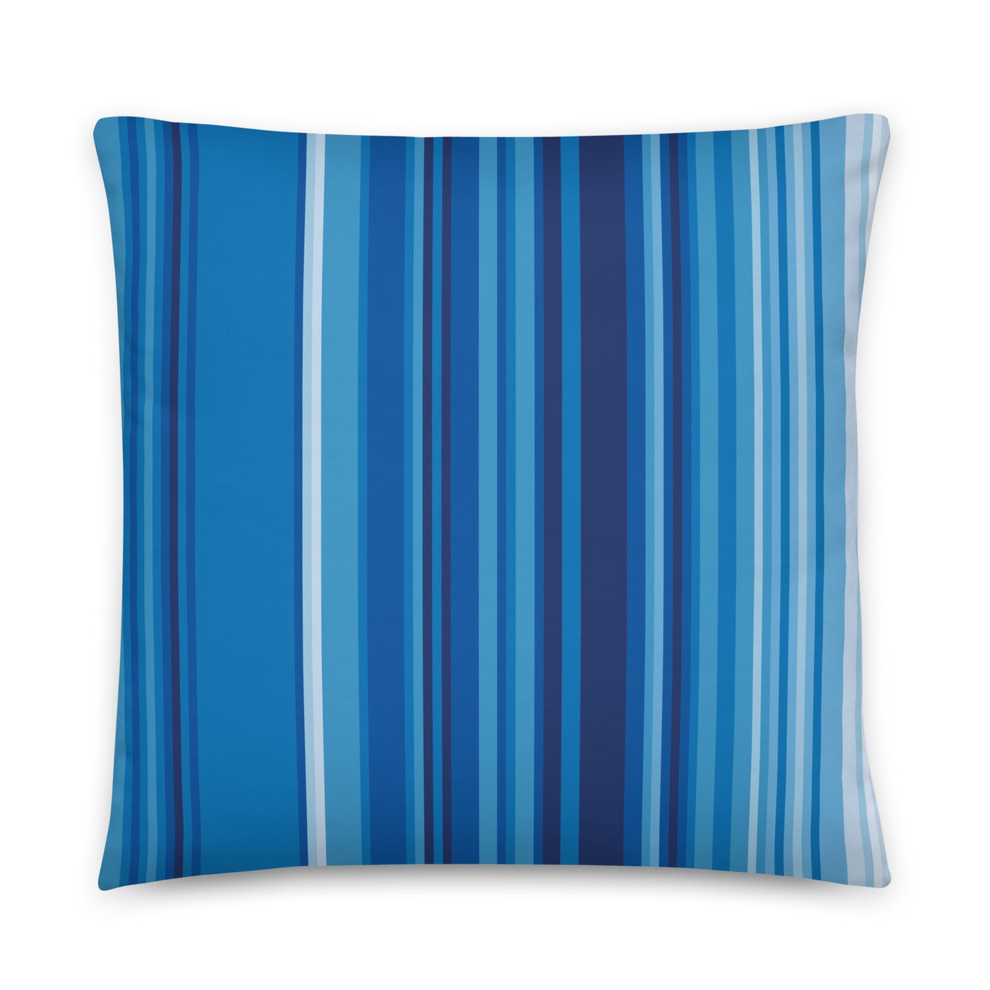 Climate Change Global Warming Stripes - Sustainably Made Basic Pillow