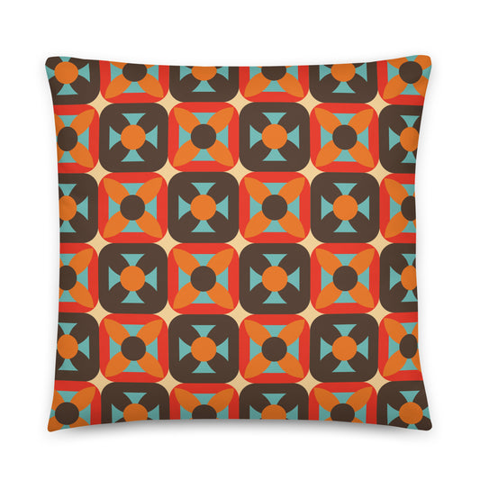 Retro Block - Sustainably Made Pillows