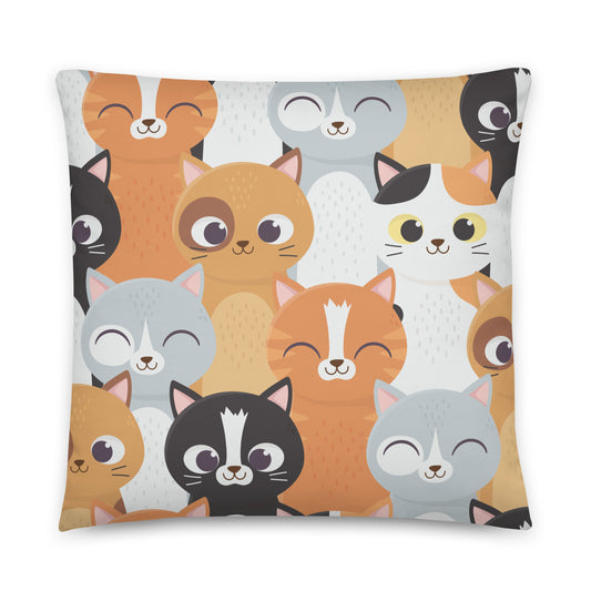 Cats Family - Sustainably Made Pillows