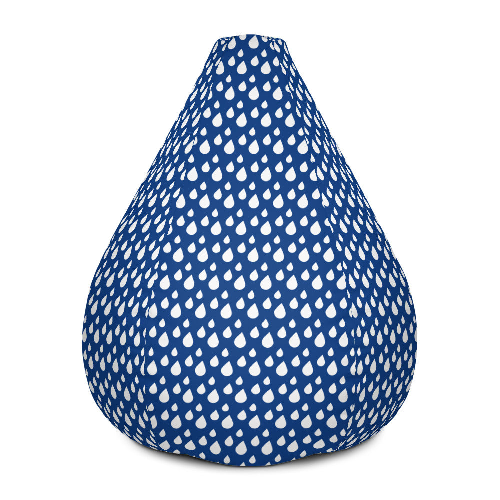 Rain Drops - Sustainably Made Bean Bag Chair Cover