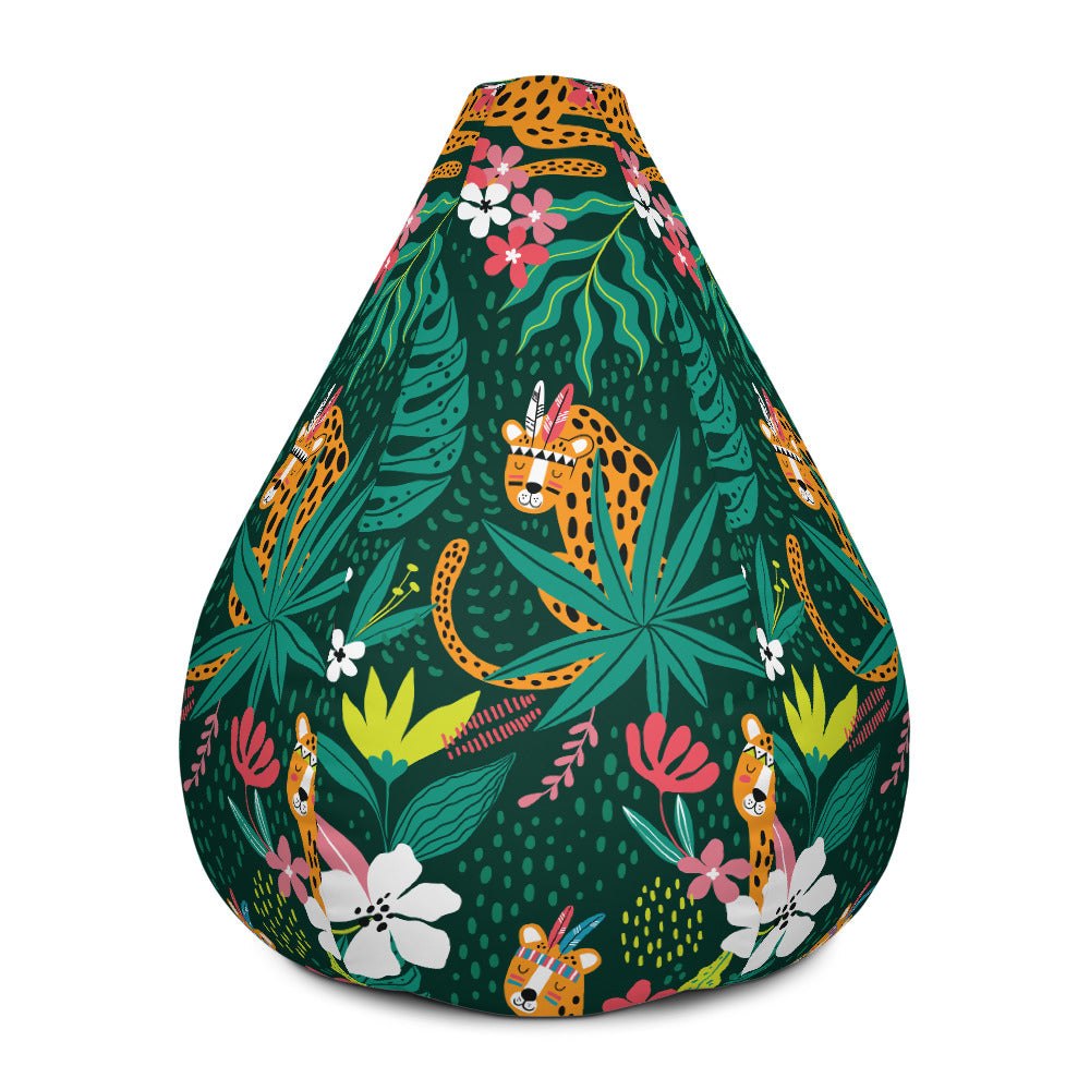 Jungle Party - Sustainably Made Bean Bag Chair Cover
