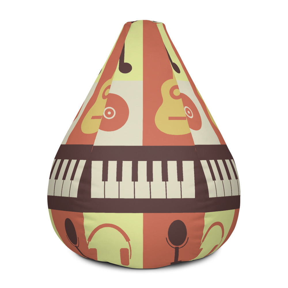 Music - Sustainably Made Bean Bag Chair Cover