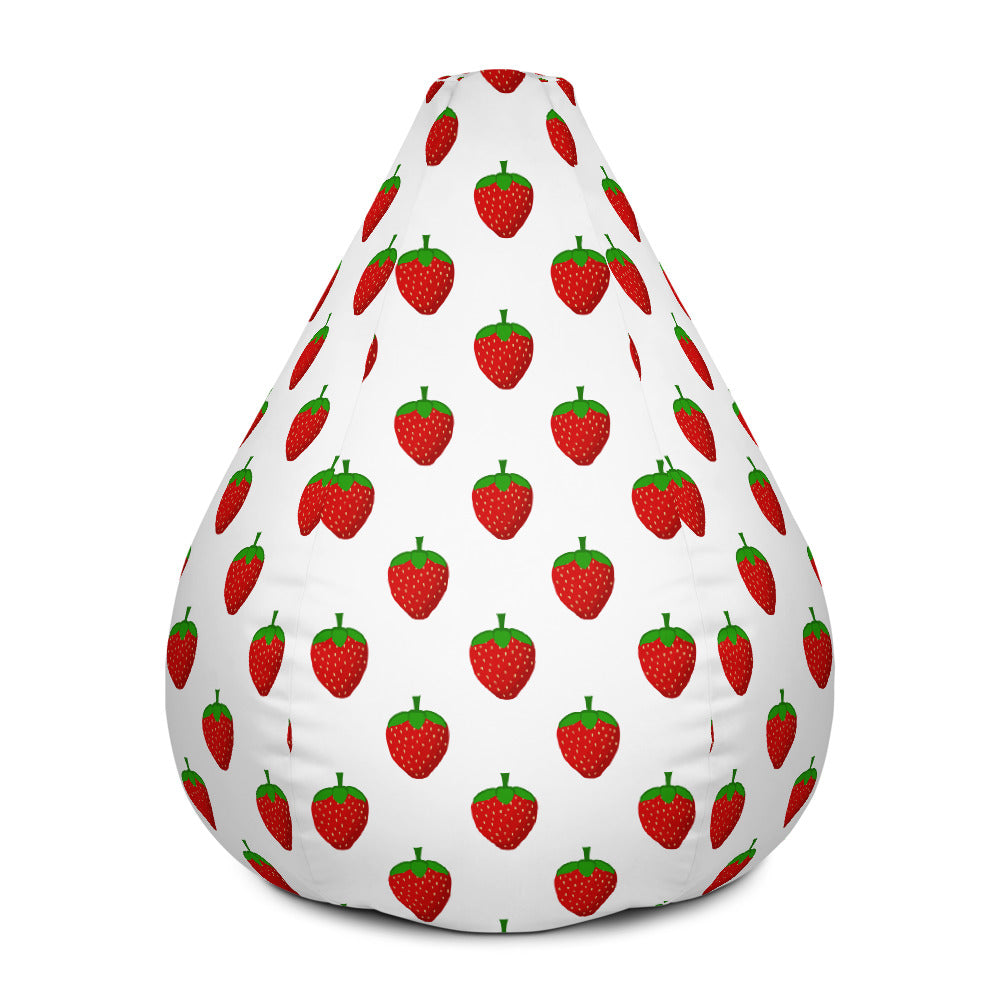 Strawberry Party - Inspired By Harry Styles - Sustainably Made Bean Bag Chair Cover