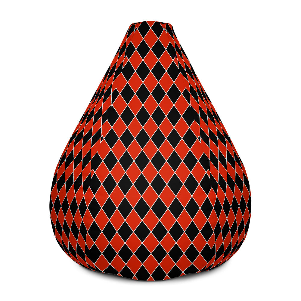 Red Diamond - Inspired By Harry Styles - Sustainably Made Hoodie Bean Bag Chair Cover