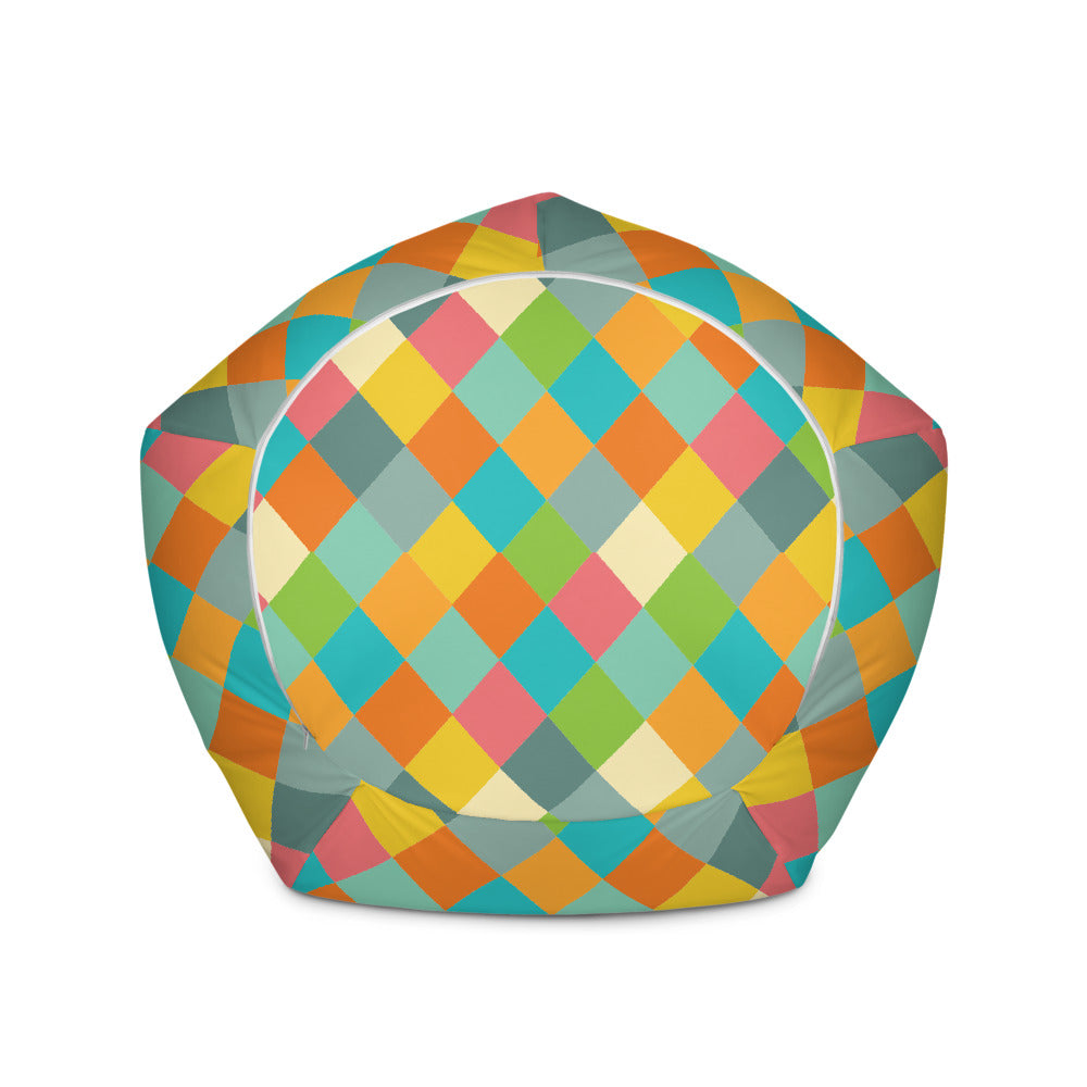 Vintage Diamond - Sustainably Made Bean Bag Chair Cover