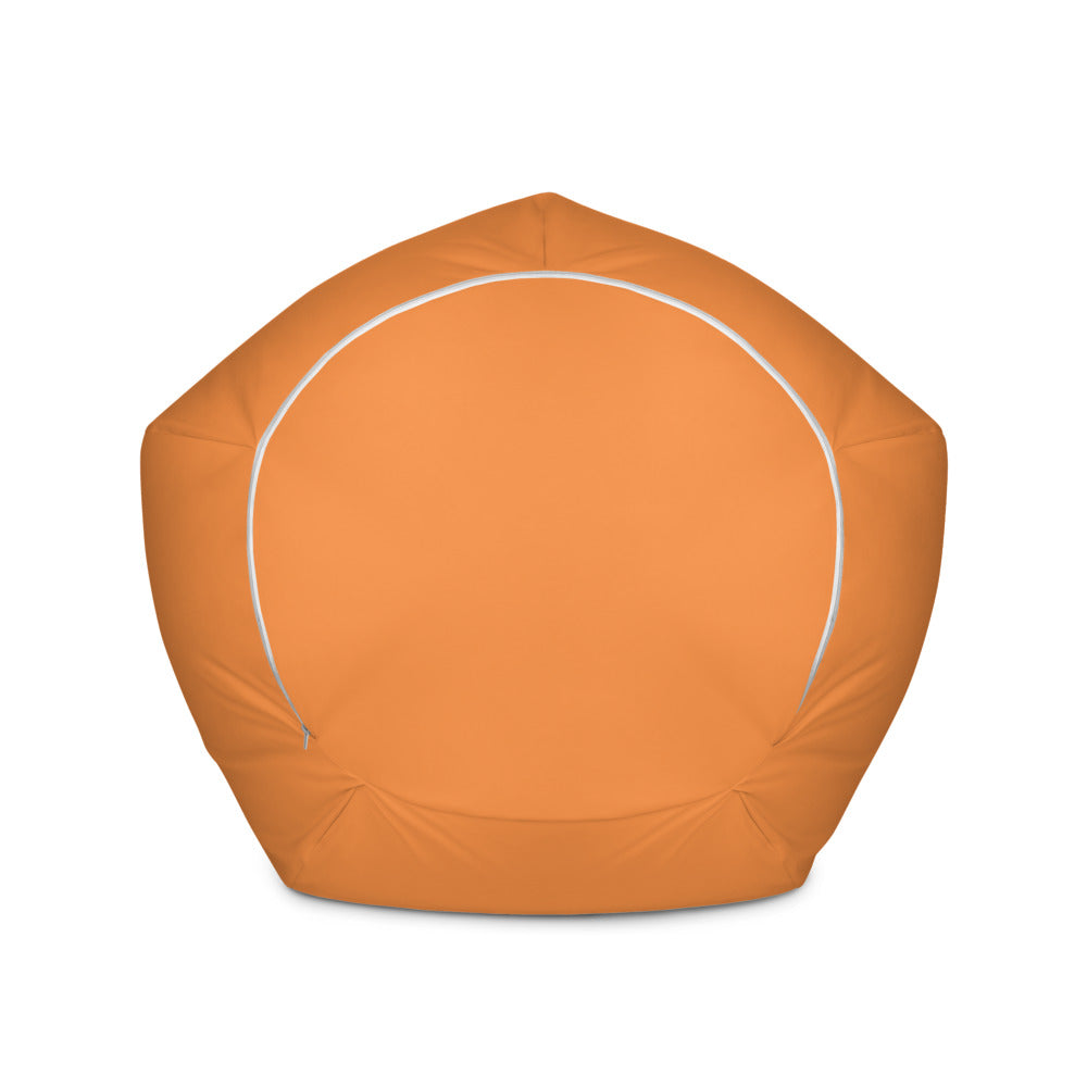 Orange Carrot - Sustainably Made Bean Bag Chair Cover