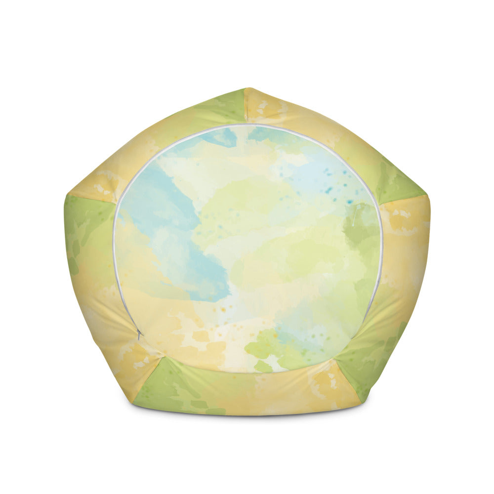 Watercolor Splash- Sustainably Made Bean Bag Chair Cover