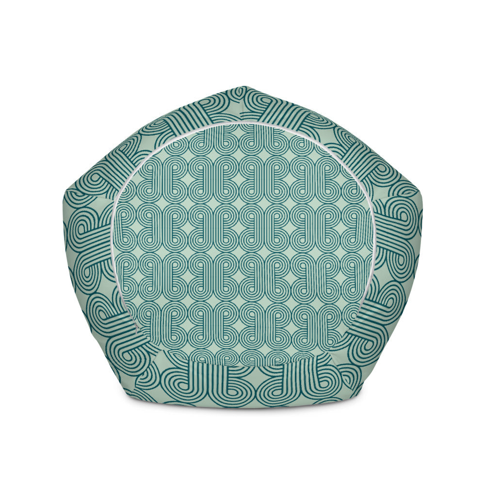 Retro Lines - Sustainably Made Bean Bag Chair Cover