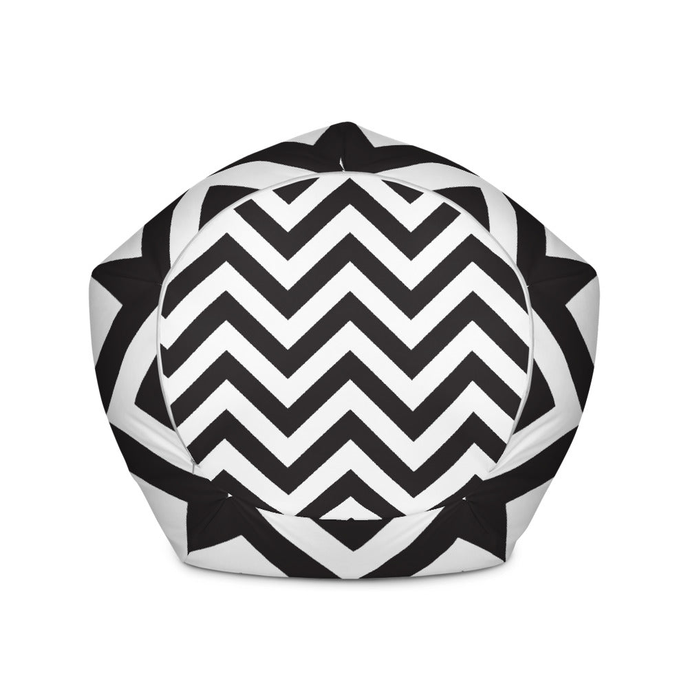 Zig Zag - Sustainably Made Bean Bag Chair Cover