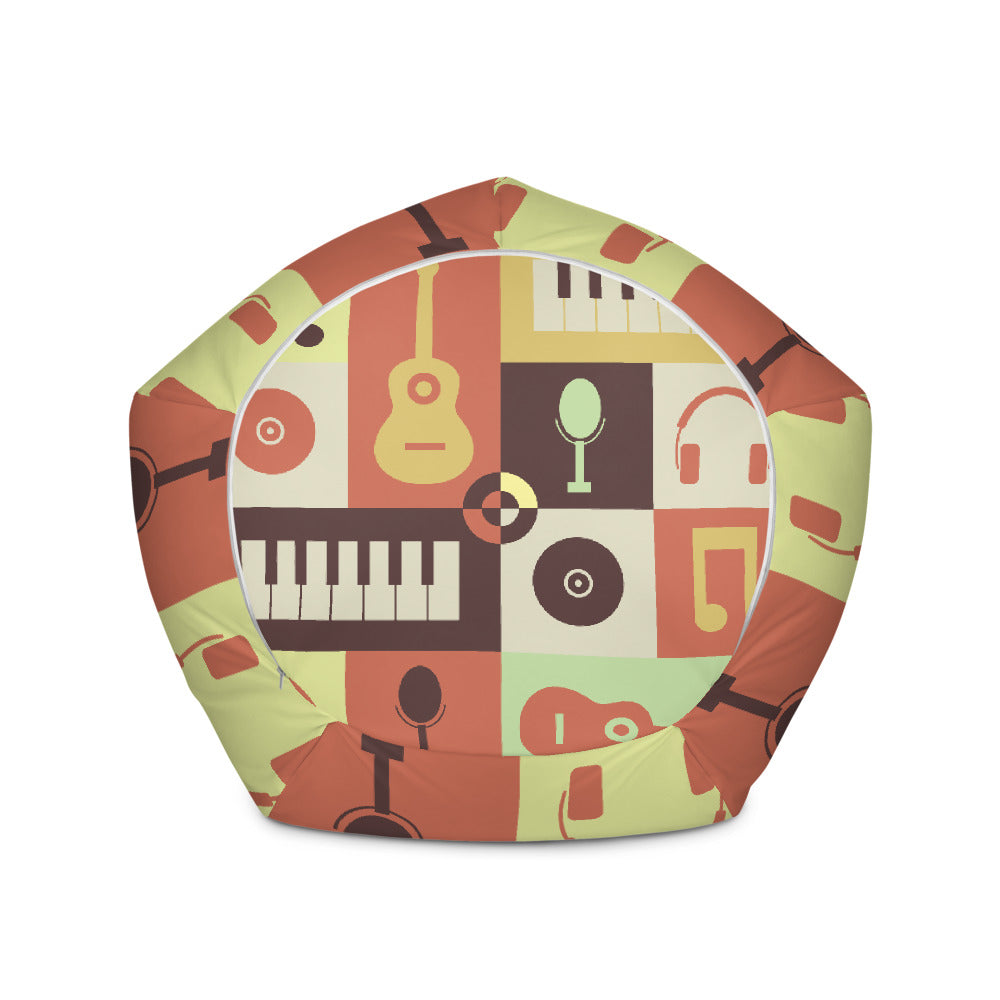 Music - Sustainably Made Bean Bag Chair Cover