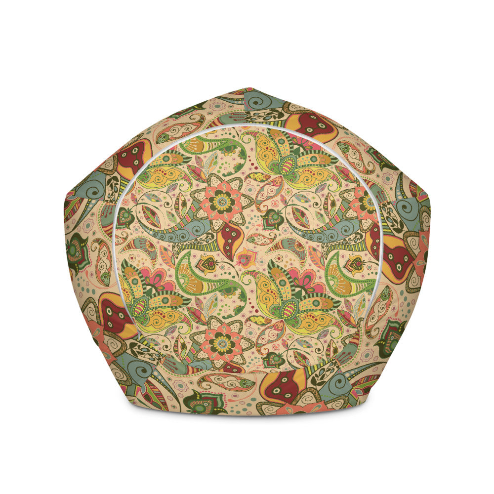 Floral Tribe - Sustainably Made Bean Bag Chair Cover