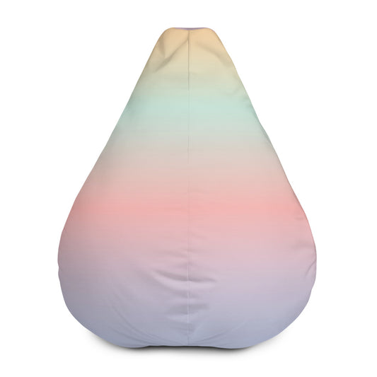 Pastel rainbow - Sustainably Made Bean Bag Chair Cover