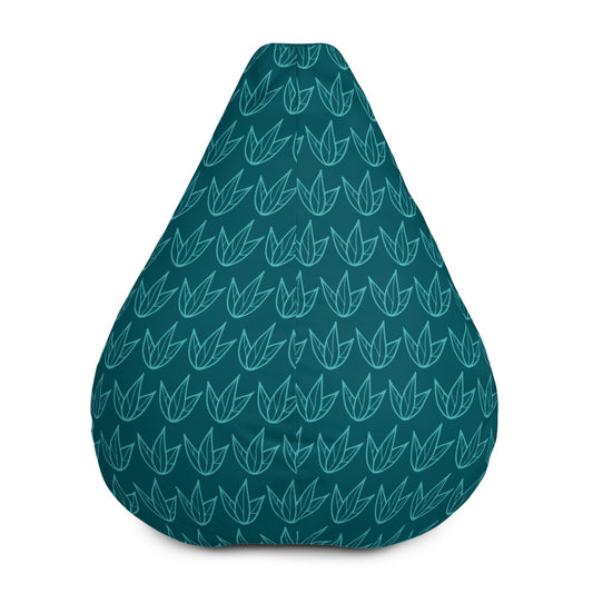 Leaf Pattern - Sustainably Made Bean Bag Chair Cover