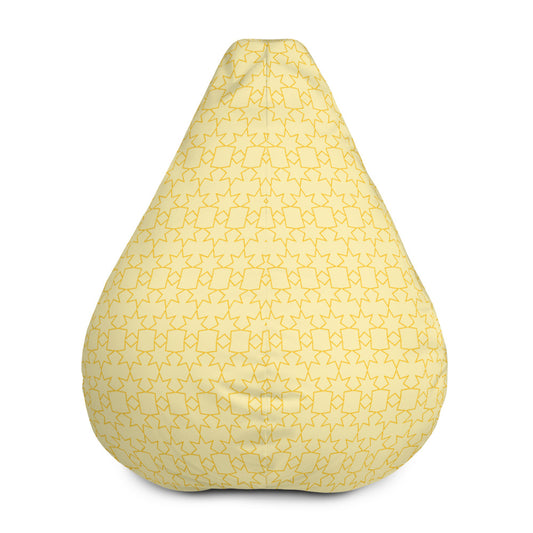 Yellow Stars - Sustainably Made Bean Bag Chair Cover