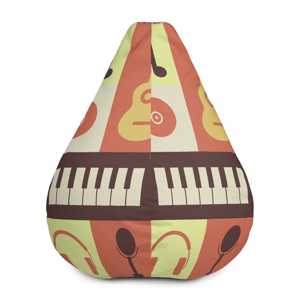 Music - Sustainably Made Bean Bag Chair Cover